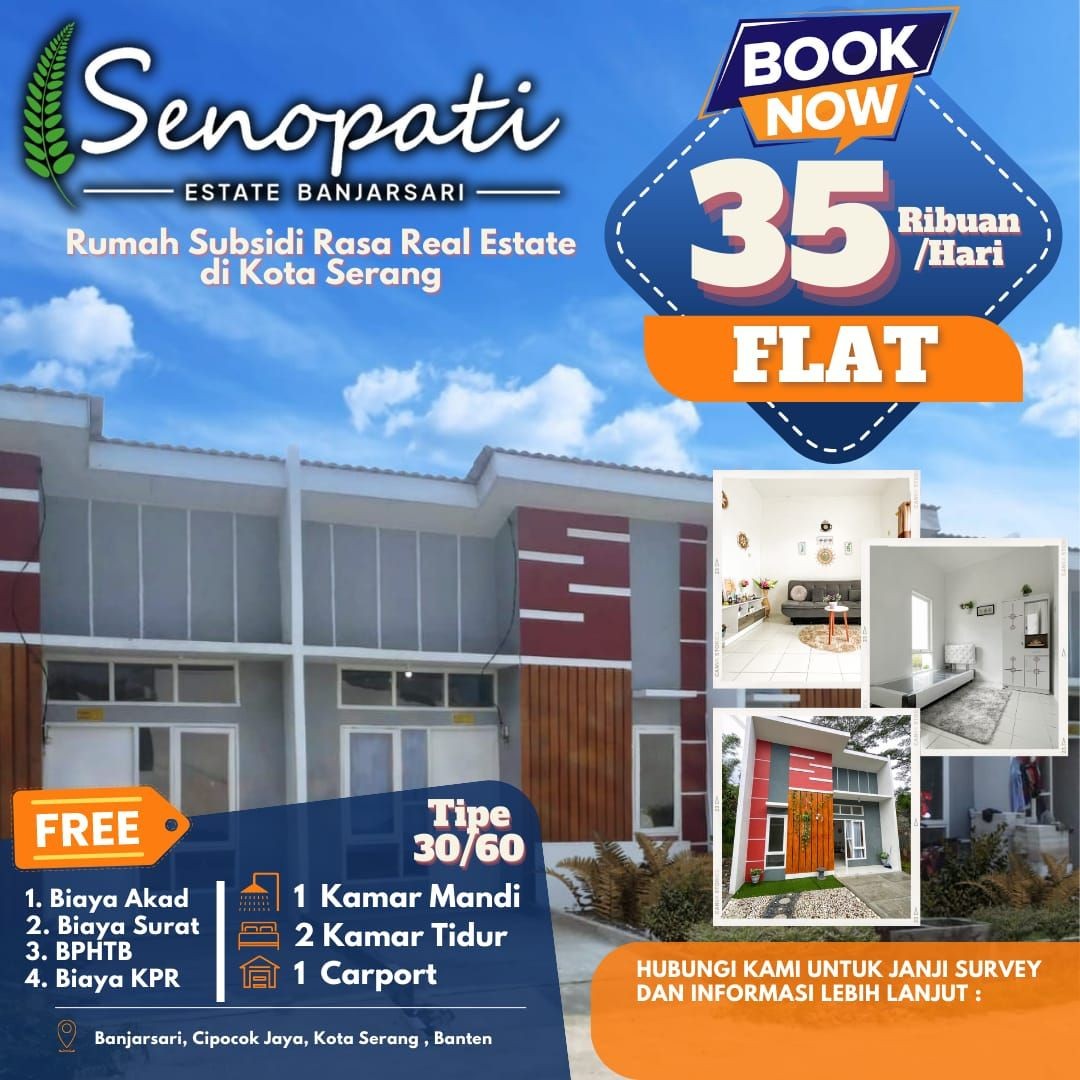 Rumah Subsidi Senopati Estate Banjarsari Serang